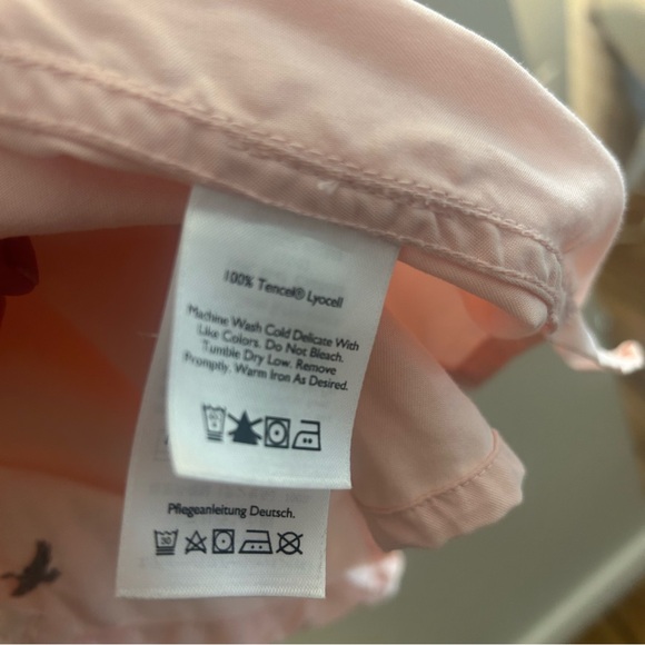 Pale Pink Eddie Bauer Long-sleeved Shirt - Picture 6 of 7